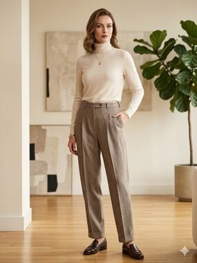 Taylor Pink and Black Trousers